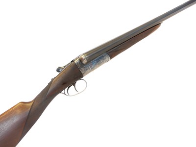 Lot 664 - AYA No.4 12 bore side by side shotgun, serial...