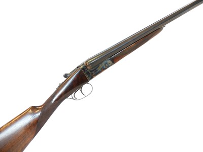 Lot 665 - AYA 12 bore side by side shotgun, serial...