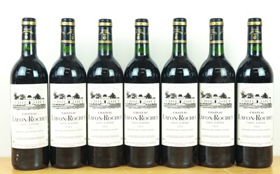 Lot 6 - 7 bottles Chateau Lafon Rochet Grand Cru Classe St Estephe 1989