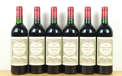 Lot 7 - 6 bottles Chateau Gazin Grand Vin de Pomerol 1989