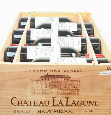 Lot 1 - 12 bottles in OWC Chateau La Lagune Grand Cru Classe Ludon Haut-Medoc 2014