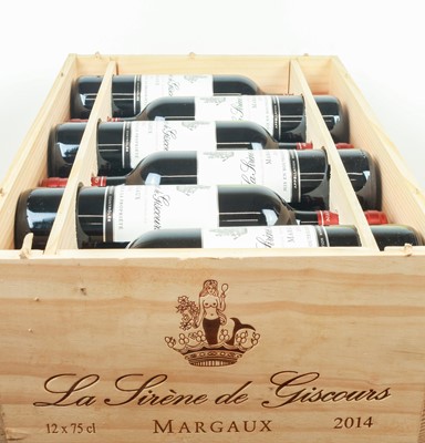 Lot 46 - 12 bottles in OWC La Sirene de Giscours Margaux 2014