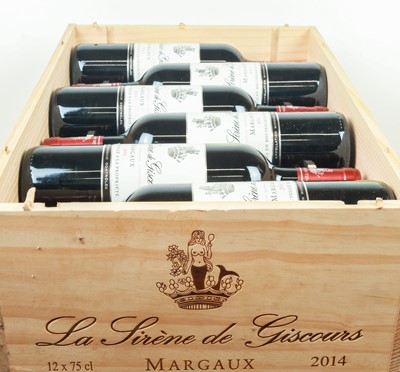 Lot 47 - 12 bottles in OWC La Sirene de Giscours Margaux 2014