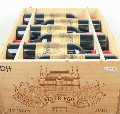 Lot 50 - 12 bottles in OWC ‘Alter Ego’ of Chateau Palmer Grand Cru Classe Margaux 2010