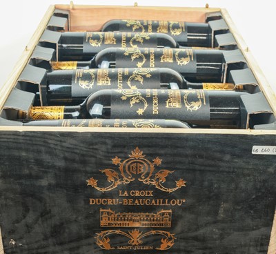 Lot 53 - 12 bottles in OC La Croix Ducru Beaucaillou St Julien (a 2nd Wine of Chateau Ducru Beaucaillou Grand Cru Classe) 2014