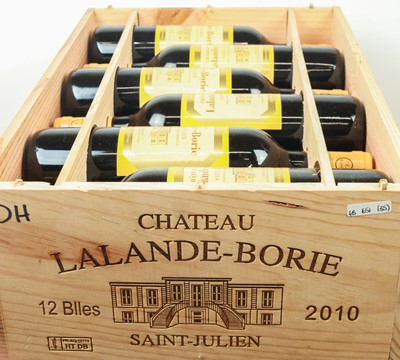 Lot 4 - 12 bottles in OWC Chateau Lalande Borie St Julien (a 2nd Wine of Chateau Ducru Beaucaillou) 2010