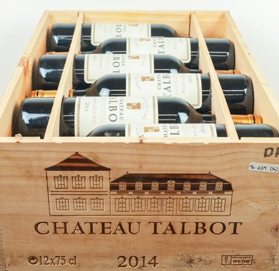 Lot 6 - 12 bottles in OWC Chateau Talbot Grand Cru Classe St Julien 2014