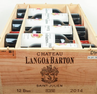 Lot 7 - 12 bottles in OWC Chateau Langoa Barton Grand Cru Classe St Julien 2014