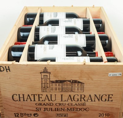 Lot 8 - 12 bottles in OWC Chateau Lagrange Grand Cru Classe St Julien 2010