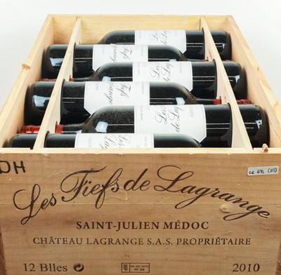 Lot 64 - 12 bottles in OWC ‘Les Fiefs’ de Lagrange St Julien 2010