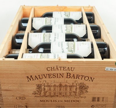 Lot 65 - 12 bottles in OWC Chateau Mauvesin-Barton Moulis en Medoc 2016