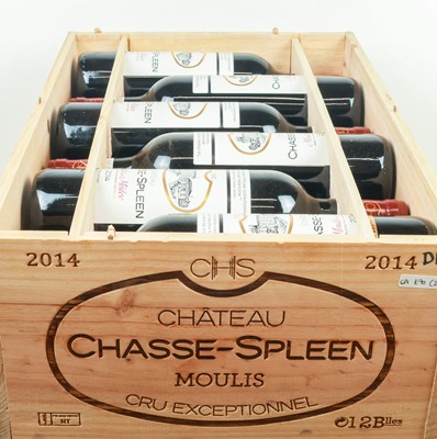 Lot 68 - 12 bottles in OWC Chateau Chasse-Spleen Cru Exceptionnel Moulis en Medoc 2014
