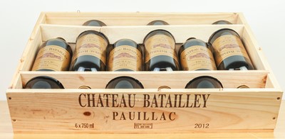 Lot 9 - 6 bottles in OWC Chateau Batailley Grand Cru Classe Pauillac 2012