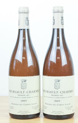 Lot 104 - 2 bottles Meursault Premier Cru ‘Charmes’ Domaine des Comtes Lafon 2005