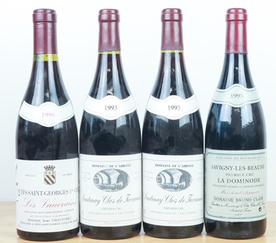 Lot 105 - 4 bottles Mixed Lot Premier Cru Red Burgundy