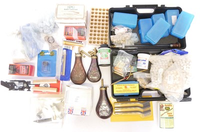Lot 864 - Black powder shooting accessories, to include...
