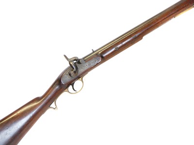 Lot 39 - Percussion .650 Yeomanry carbine, with 20 inch...