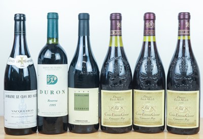 Lot 115 - 6 bottles Mixed Lot Very Fine Reds from Southern Rhone