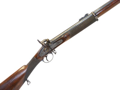 Lot 43 - G.H Daw .577 percussion muzzle loading two...