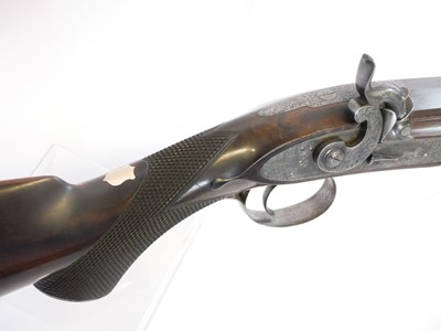 Lot 47 - Cased Alexander Henry .451 percussion target...