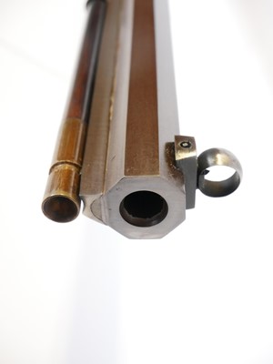 Lot 47 - Cased Alexander Henry .451 percussion target...
