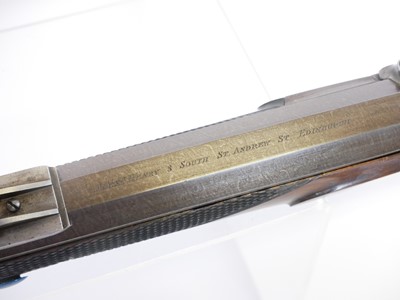 Lot 47 - Cased Alexander Henry .451 percussion target...
