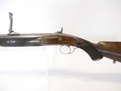 Lot 47 - Cased Alexander Henry .451 percussion target...