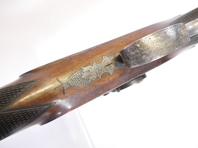 Lot 47 - Cased Alexander Henry .451 percussion target...