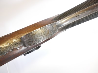 Lot 47 - Cased Alexander Henry .451 percussion target...