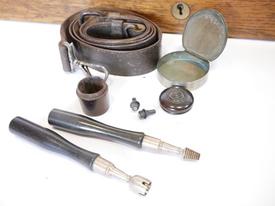 Lot 47 - Cased Alexander Henry .451 percussion target...