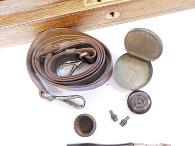 Lot 47 - Cased Alexander Henry .451 percussion target...
