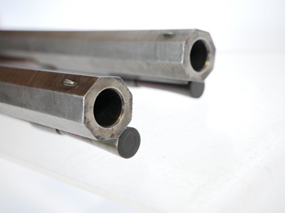 Lot 6 - Fine pair of 30 bore flintlock duelling...