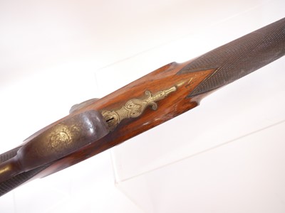 Lot 71 - Samuel Nock 14 bore single barrel percussion...
