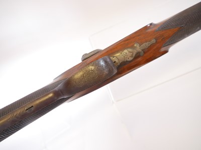 Lot 71 - Samuel Nock 14 bore single barrel percussion...