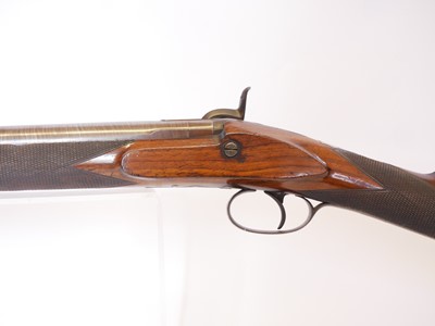 Lot 71 - Samuel Nock 14 bore single barrel percussion...