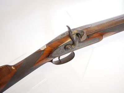 Lot 71 - Samuel Nock 14 bore single barrel percussion...