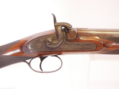 Lot 71 - Samuel Nock 14 bore single barrel percussion...