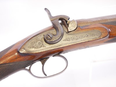 Lot 71 - Samuel Nock 14 bore single barrel percussion...