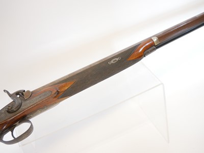 Lot 71 - Samuel Nock 14 bore single barrel percussion...