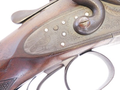 Lot 74 - W.C. Scott and Son 10 bore side by side hammer...