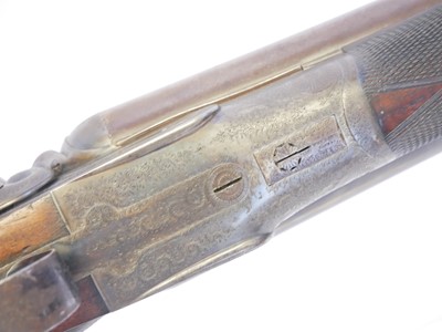 Lot 74 - W.C. Scott and Son 10 bore side by side hammer...