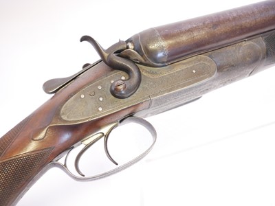 Lot 74 - W.C. Scott and Son 10 bore side by side hammer...