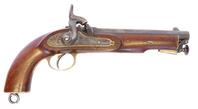 Lot 7 - Percussion 1855 type .650 cavalry pistol made...