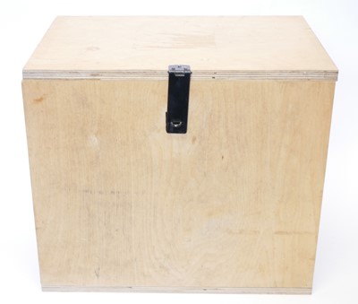 Lot 722 - Black Powder storage box, with nine divisions.