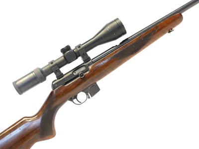 Lot 461 - CZ 581 .22lr semi automatic rifle and...