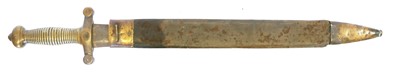 Lot 204 - French M.1831 Gladius short sword and scabbard,...