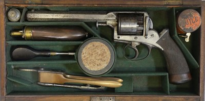 Lot 27 - Cased Cogswell retailed Adams patent Model...
