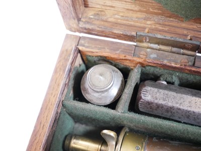 Lot 27 - Cased Cogswell retailed Adams patent Model...