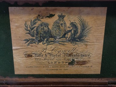 Lot 27 - Cased Cogswell retailed Adams patent Model...