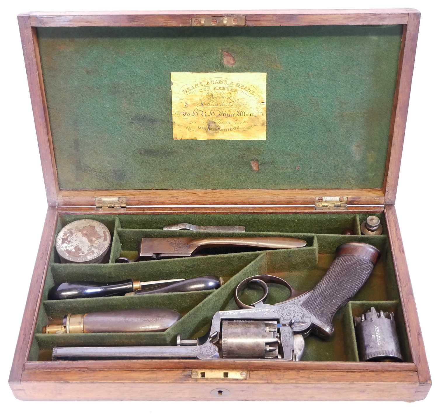 Lot 28 - Cased Deane Adams and Deane patent 1851 54...